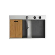 JOMOO Single Bowl Sink with board & colander 06335-BZ-1