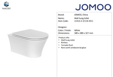 Load image into Gallery viewer, JOMOO wall hung toilet  580 x 380 x 327mm 11413-2-2/11K-I011
