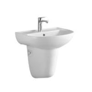 JOMOO wall hung basin with half pedestal 12808-1/11P-I011