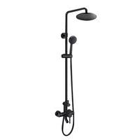 Load image into Gallery viewer, Cae York wall mounted shower pipe with hand &amp; overhead shower and spout 37.2077PBR
