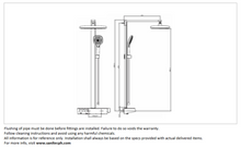 Load image into Gallery viewer, JOMOO Shower system themostatic push button Amber gold 26178-624/EB-1
