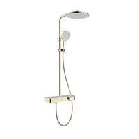 Load image into Gallery viewer, JOMOO Shower system themostatic push button Amber gold 26178-624/EB-1
