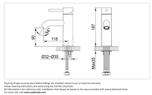 Load image into Gallery viewer, Cae YORK basin mixer with pop up waste set 37.1433PBR
