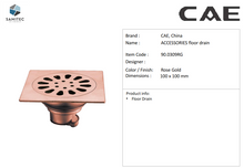 Load image into Gallery viewer, Cae floor drain 100x100mm 90.0309RG-SP
