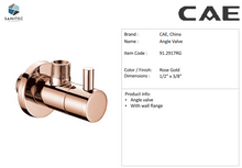 Load image into Gallery viewer, Cae Angle Valve 1/2 x 3/8 91.2917RG
