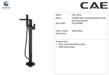 Load image into Gallery viewer, Cae Thames floor mounted bathtub mixer with hand shower 75.2223PBR
