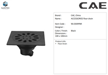 Load image into Gallery viewer, Cae floor drain 100x100mm 90.0309PBR-SP
