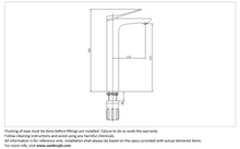 Load image into Gallery viewer, JOMOO Wincool 1lever tall basin mixer black 32306-456/DBC-Z
