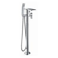 Load image into Gallery viewer, CAE Elba floor mount tub mixer w/ handshower Chrome Plated 35.2875C
