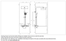 Load image into Gallery viewer, JOMOO shower system w/ digital display mixer 36603-724/1B-1
