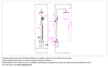 Load image into Gallery viewer, JOMOO shower system w/ mixer &amp; spout 36632-146/1C-I011
