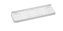 Load image into Gallery viewer, Sparsh Pearl shelf ptmt 18" white/ivory BA-393
