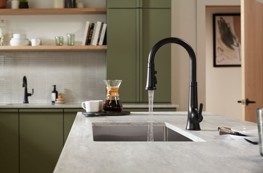 Kohler sink faucet pull down Tone K23764T-4-BL