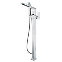 Load image into Gallery viewer, CAE floor mounted bathtub mixer with handshower Chrome 75.2223C
