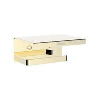 Load image into Gallery viewer, JOMOO Single Roll Holder with ledge Amber Gold 9301817-EB-1
