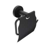 Load image into Gallery viewer, JOMOO Roll Holder with Lid Matt Black 935007-PB-1
