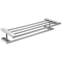 Load image into Gallery viewer, CAE  towel rack with bar 660mm Chrome 9515 T02064C
