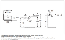 Load image into Gallery viewer, Roca Gap original semi-recessed basin with overflow 1TH A32747P00C
