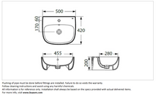Load image into Gallery viewer, Roca Junior wall hung basin 1TH 50x42cm A32756D00C
