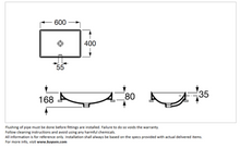 Load image into Gallery viewer, Roca  Ona countertop basin 600mm A32768M00C
