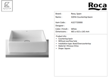 Load image into Gallery viewer, Roca Sofia over-countertop basin A327720000
