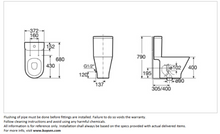 Load image into Gallery viewer, Roca GAP Rimless® 2-piece toilet A3420NA00C
