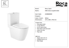 Load image into Gallery viewer, Roca Ona 2pc rimless vortex 3.5/5L A34868400C
