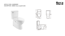 Load image into Gallery viewer, Roca  Debba 2-piece (single flush 4.5L) A34899000C
