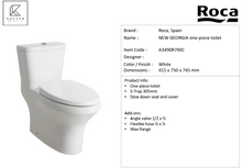 Load image into Gallery viewer, Roca New Georgia 1pc toilet s-trap 305mm A3490R700C
