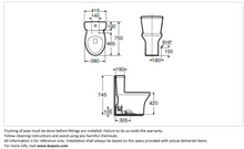 Load image into Gallery viewer, Roca New Georgia 1pc toilet s-trap 305mm A3490R700C
