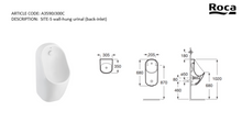 Load image into Gallery viewer, Roca Proton wall hung urinal A3590J300C
