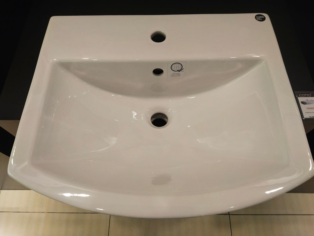 Cotto Tetragon Semi Recessed Basin C02427 – Sanitec Import Ventures