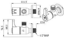 Load image into Gallery viewer, Sparsh Pearl CASPER angle valve white/ivory CAS-2802
