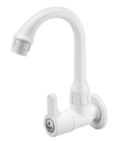 Sparsh Pearl CASPER sink tap wall mounted white CAS-2805