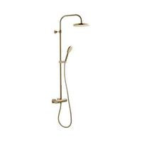 Cotto Quil thermostatic shower pipe with OHS and handshower (Gold) CPF300H1H2#GR2