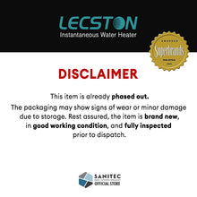 Load image into Gallery viewer, Lecston Grande Single 4.5kw ELCB w/ Rainshower GD600ERS-45.
