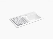 Load image into Gallery viewer, Kohler Indio Smart Divide Large/Medium Self-Rimming Sink K3885T-1S-0
