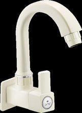 Load image into Gallery viewer, Sparsh Pearl LUDO sink tap w/ flange 15mm white LD-1266
