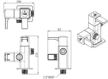 Load image into Gallery viewer, Sparsh Pearl LUDO 2way angle valve w/ flange LD-1268

