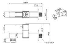 Load image into Gallery viewer, Sparsh Pearl LUDO PINE long body bib tap 15mm LDP-1402
