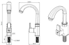 Load image into Gallery viewer, Sparsh Pearl LUDO swan neck sink tap LDP-1405
