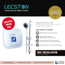 Load image into Gallery viewer, Lecston Okido Single Point Heater 4.5kw OK707E-45W
