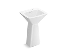 Load image into Gallery viewer, Kallista Papion Sink &amp; Pedestal In Cast Stone P76345-WO-0
