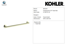 Load image into Gallery viewer, Kohler Components 24&quot; towel bar K78373T-AF
