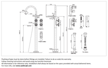 Load image into Gallery viewer, Kohler Components free standing tub faucet K77984T-4-2BL
