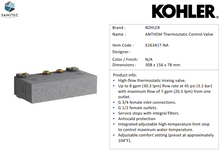 Load image into Gallery viewer, Kohler Thermostatic Control Valve K26341T-NA
