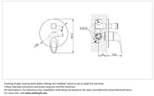 Load image into Gallery viewer, CAE Sielo concealed bath/shower valve Chrome 12.17901
