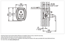 Load image into Gallery viewer, CAE Flame built in bath/shower valve distressed bronze 12.93577DBR
