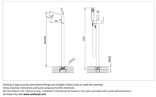 Load image into Gallery viewer, CAE floor mounted bathtub mixer with handshower Chrome 75.2223C
