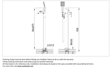 Load image into Gallery viewer, CAE Elba floor mount tub mixer w/ handshower Chrome Plated 35.2875C
